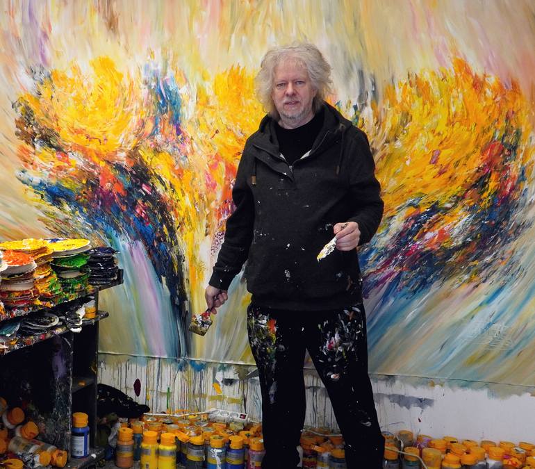 Original Contemporary Abstract Painting by Peter Nottrott