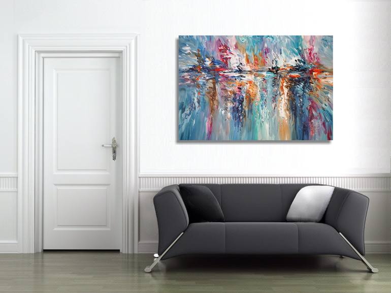 Original Abstract Painting by Peter Nottrott