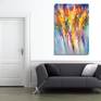 The artwork on a wall