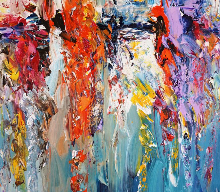 Original Abstract Expressionism Abstract Painting by Peter Nottrott