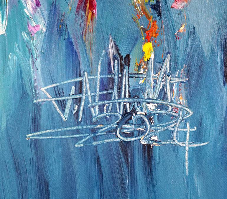 Original Abstract Expressionism Abstract Painting by Peter Nottrott