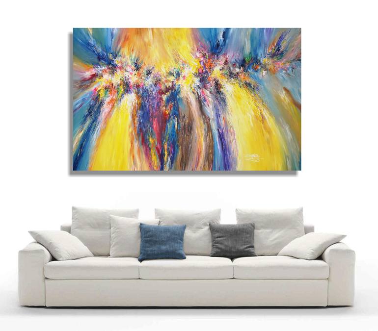 Original Abstract Painting by Peter Nottrott