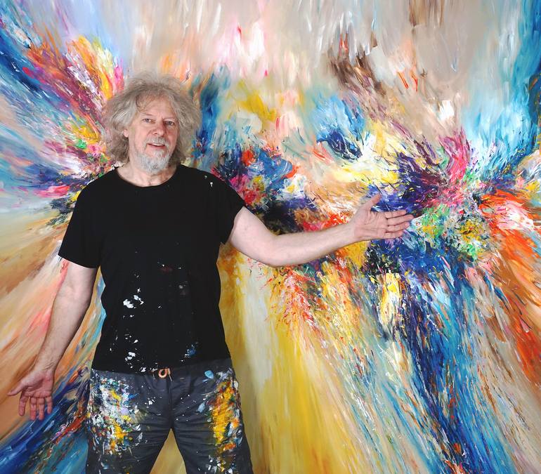 Original Contemporary Abstract Painting by Peter Nottrott