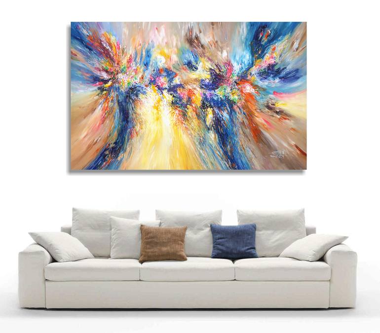 Original Contemporary Abstract Painting by Peter Nottrott