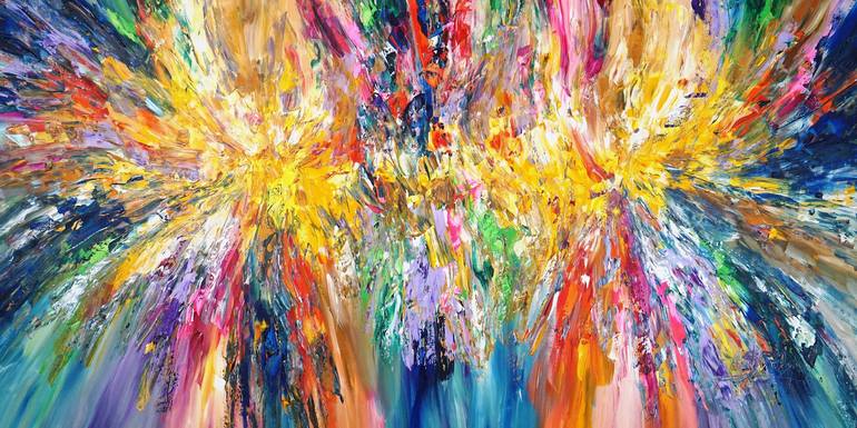 Original Contemporary Abstract Paintings by Peter Nottrott