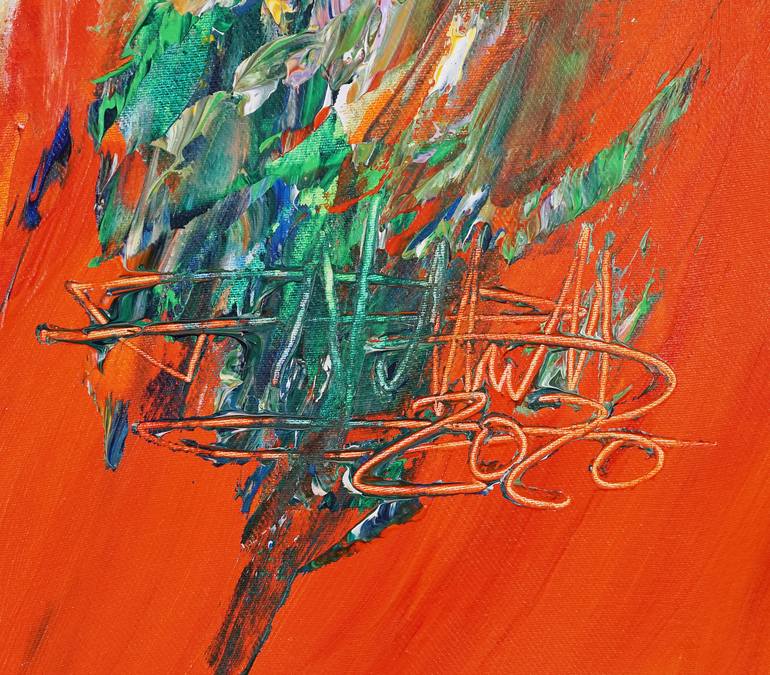 Original Abstract Painting by Peter Nottrott