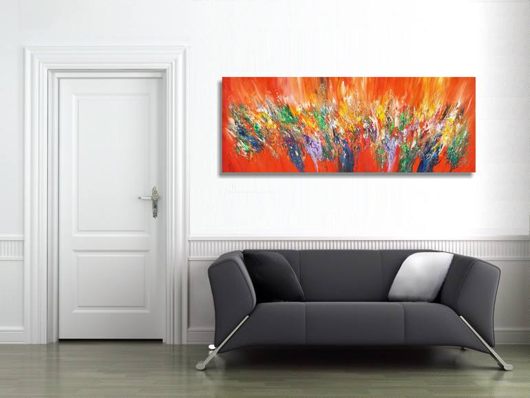Original Abstract Painting by Peter Nottrott