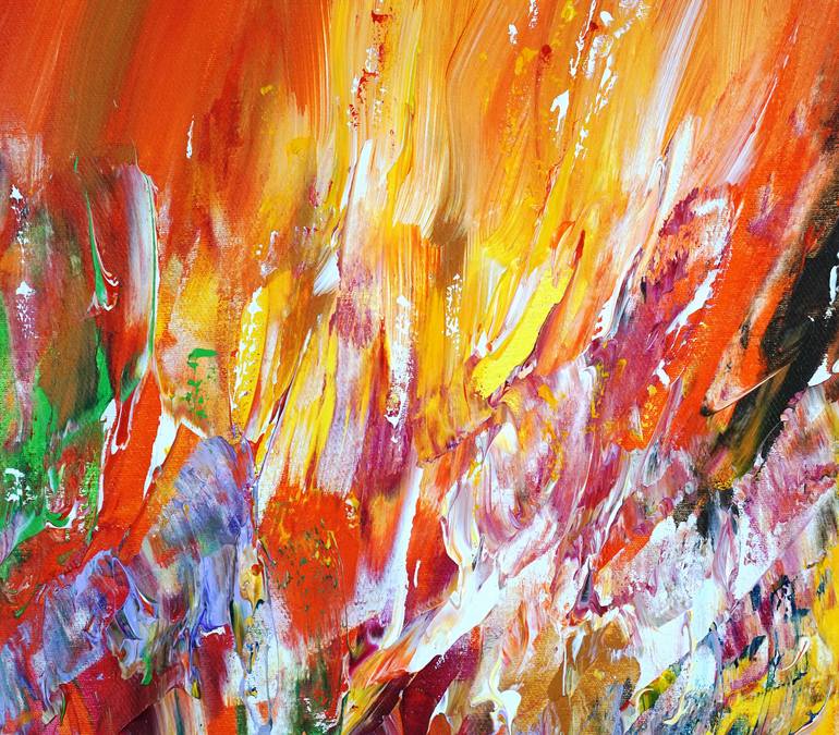 Original Abstract Painting by Peter Nottrott