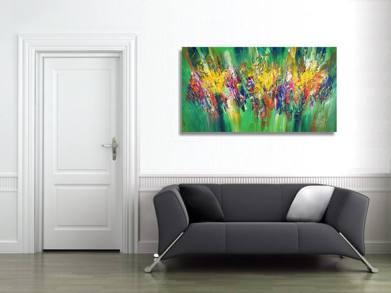 Original Abstract Painting by Peter Nottrott