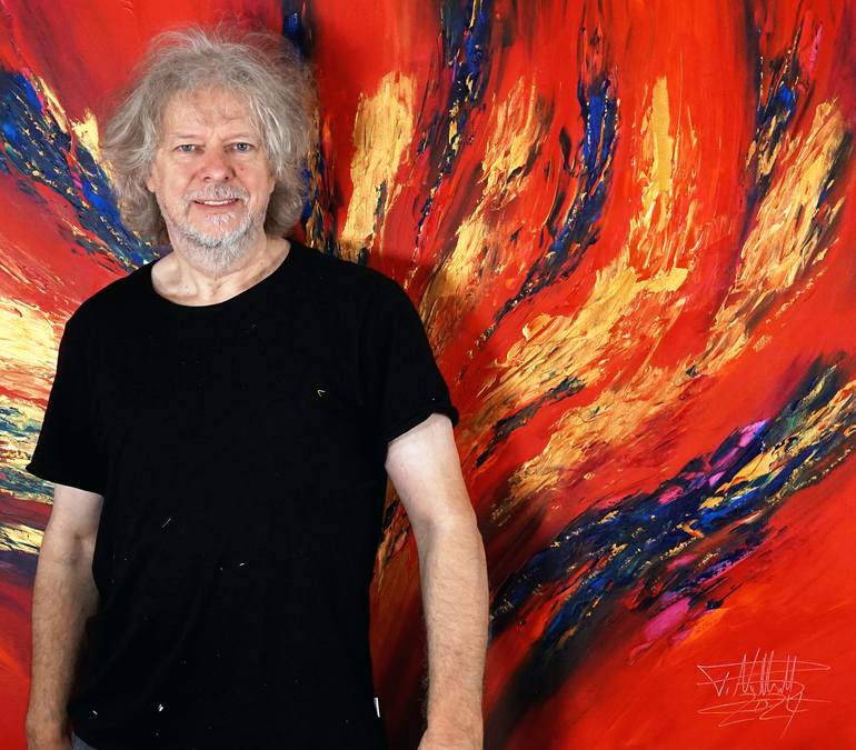 Original Contemporary Abstract Painting by Peter Nottrott