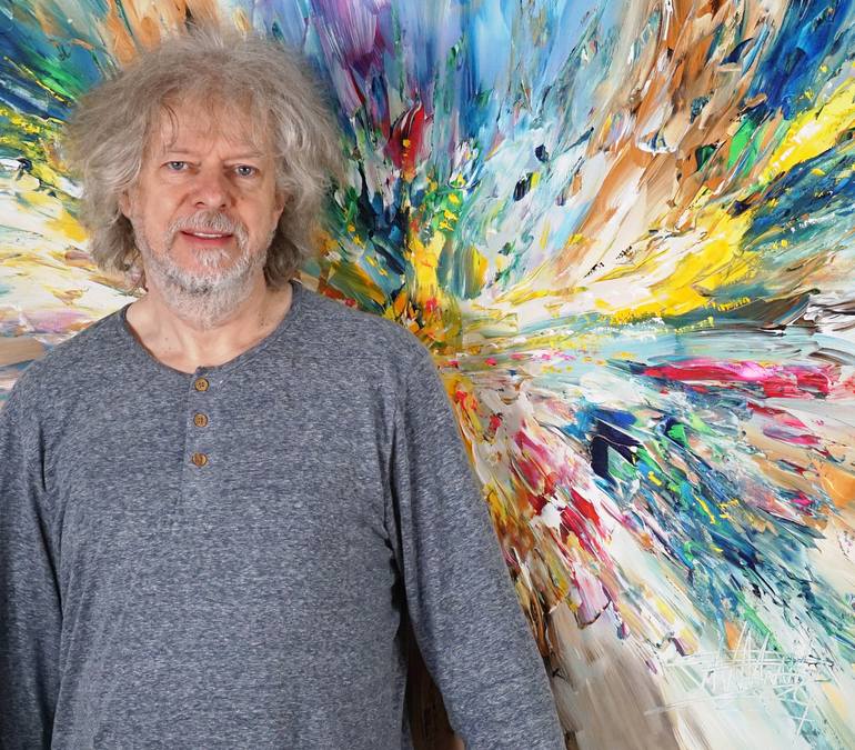 Original Contemporary Abstract Painting by Peter Nottrott