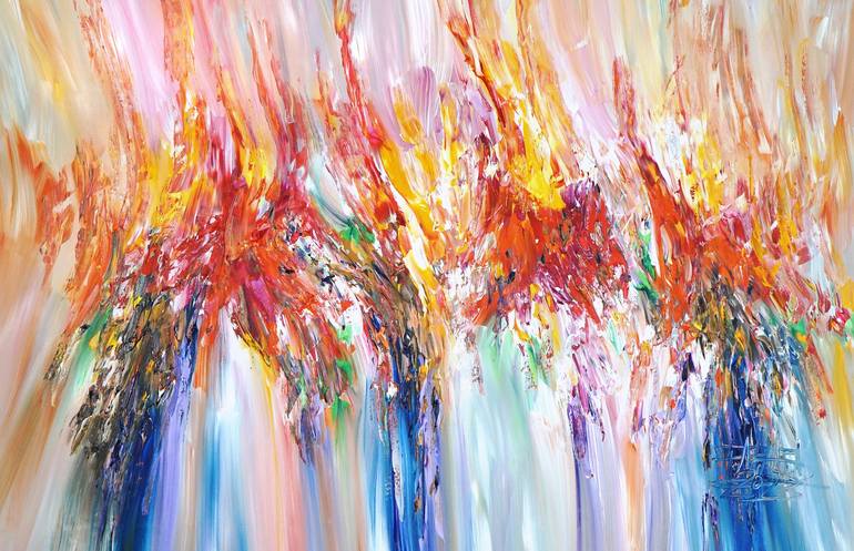 Original Contemporary Abstract Paintings by Peter Nottrott