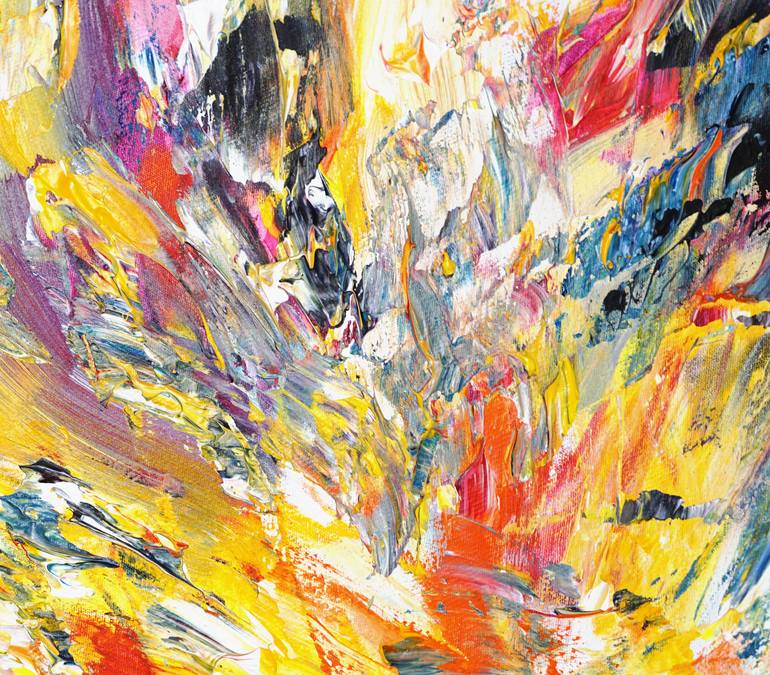 Original Abstract Painting by Peter Nottrott