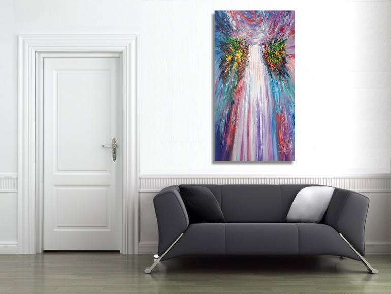 Original Abstract Expressionism Landscape Painting by Peter Nottrott