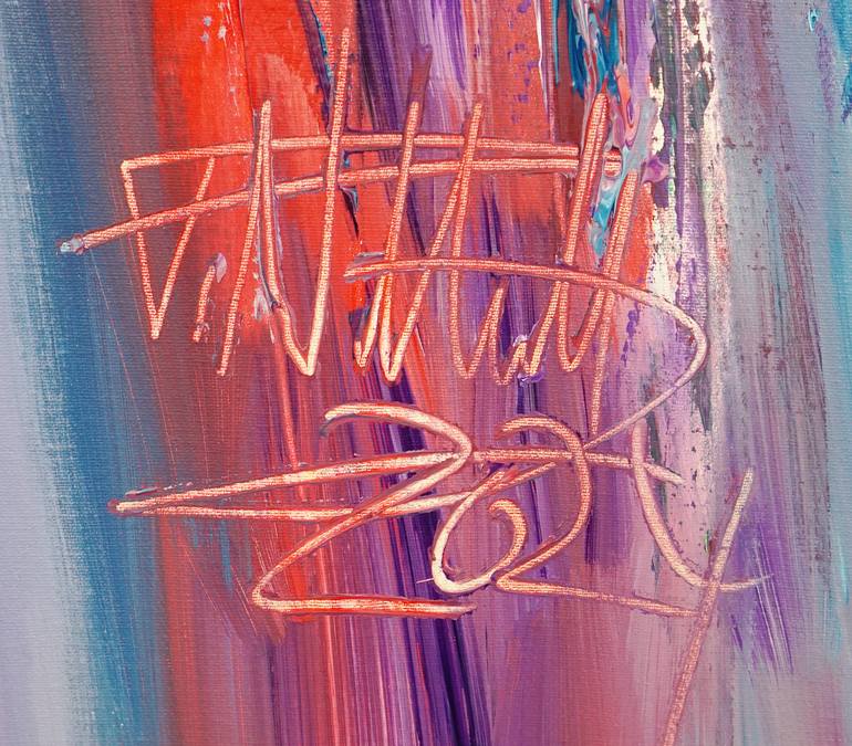 Original Abstract Expressionism Landscape Painting by Peter Nottrott