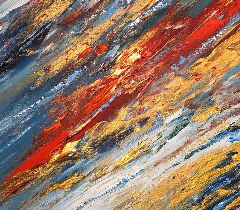 Original Abstract Painting by Peter Nottrott