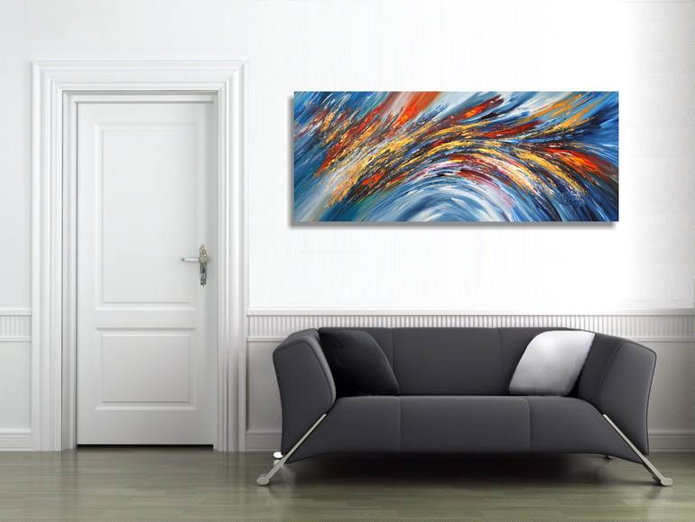 Original Abstract Painting by Peter Nottrott