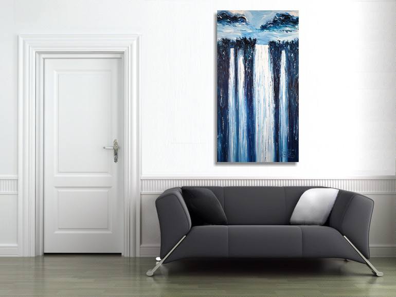 Original Abstract Expressionism Landscape Painting by Peter Nottrott
