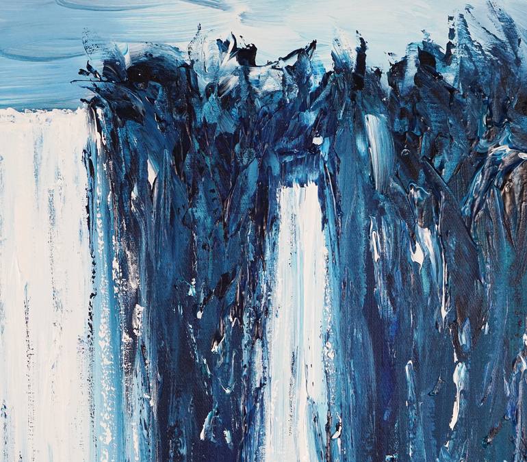Original Abstract Expressionism Landscape Painting by Peter Nottrott