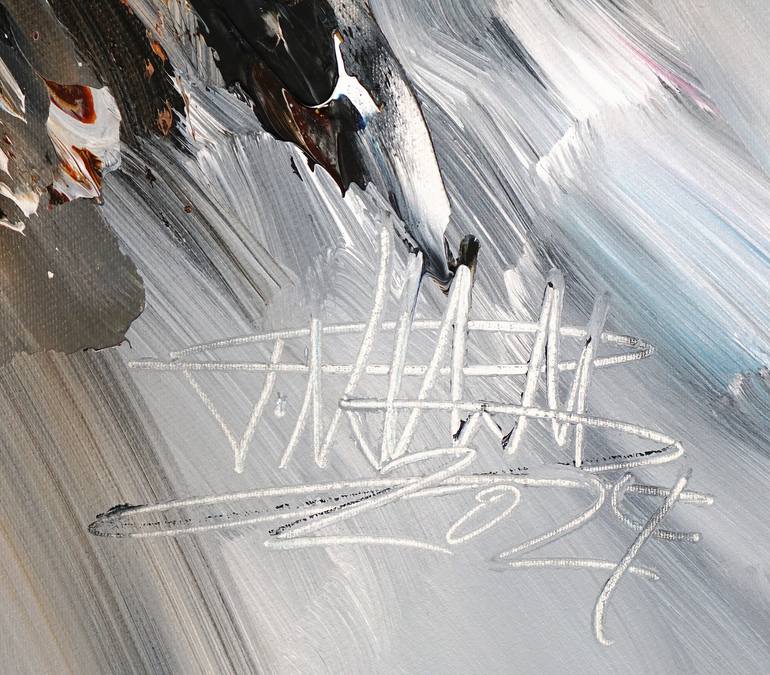 Original Abstract Painting by Peter Nottrott