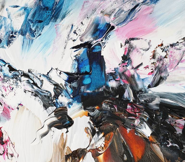 Original Abstract Painting by Peter Nottrott