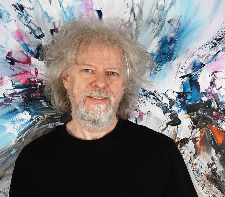 Original Abstract Painting by Peter Nottrott