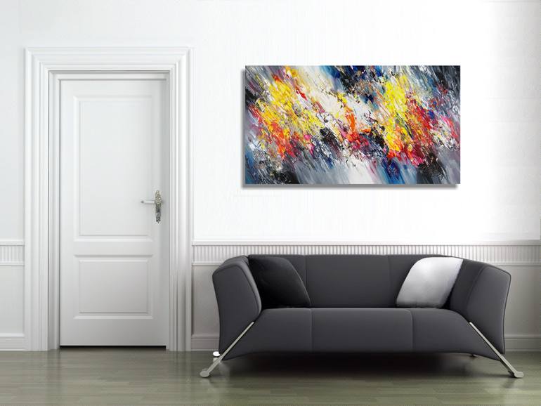 Original Abstract Painting by Peter Nottrott