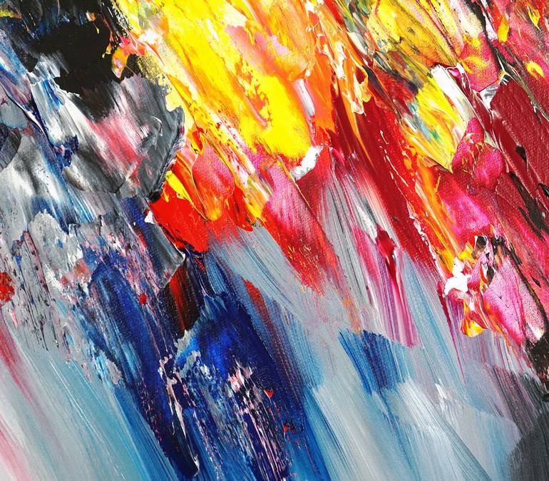 Original Abstract Painting by Peter Nottrott