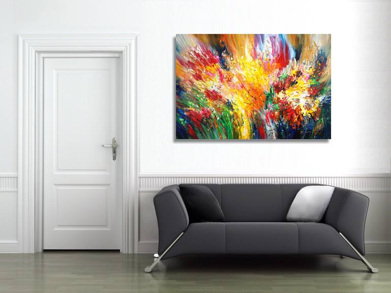 Original Abstract Painting by Peter Nottrott