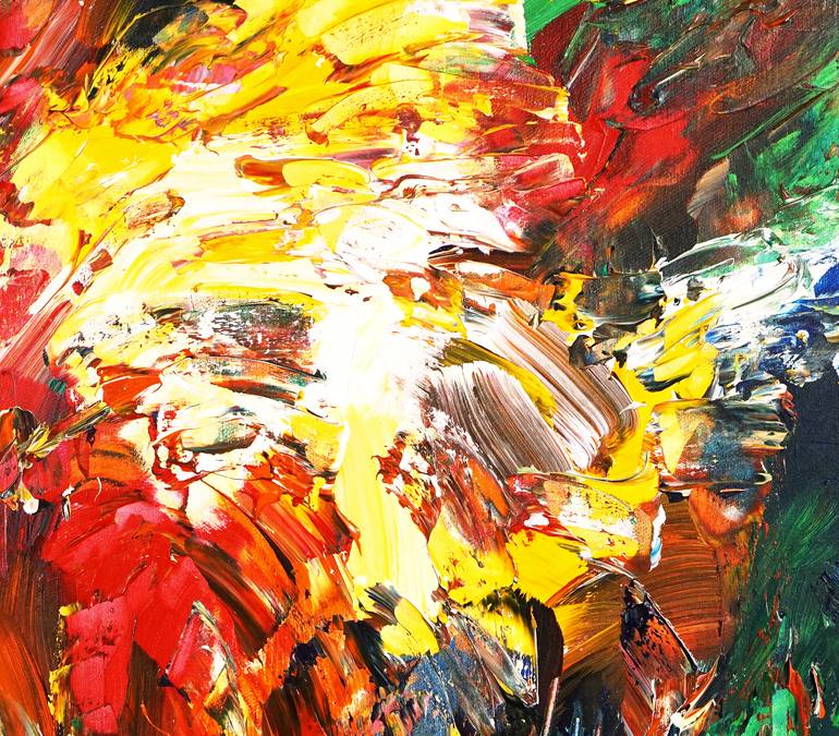 Original Abstract Painting by Peter Nottrott