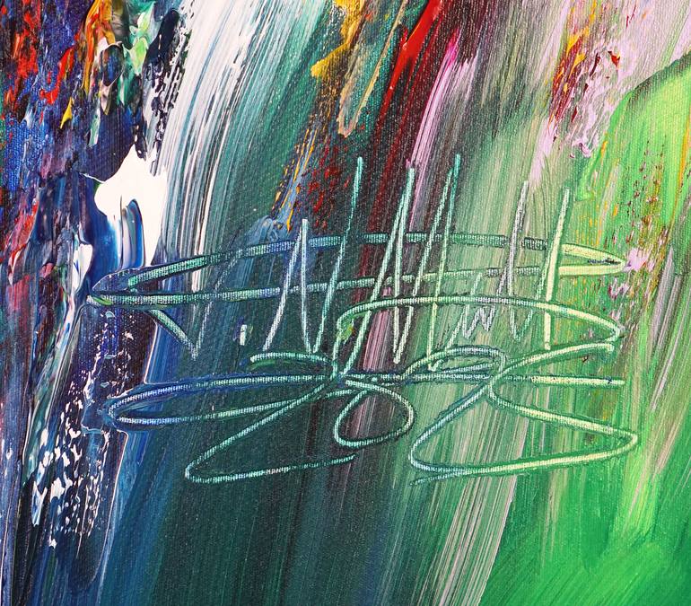 Original Abstract Painting by Peter Nottrott