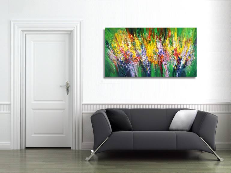 Original Abstract Painting by Peter Nottrott