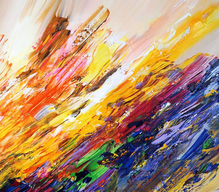 Original Abstract Painting by Peter Nottrott