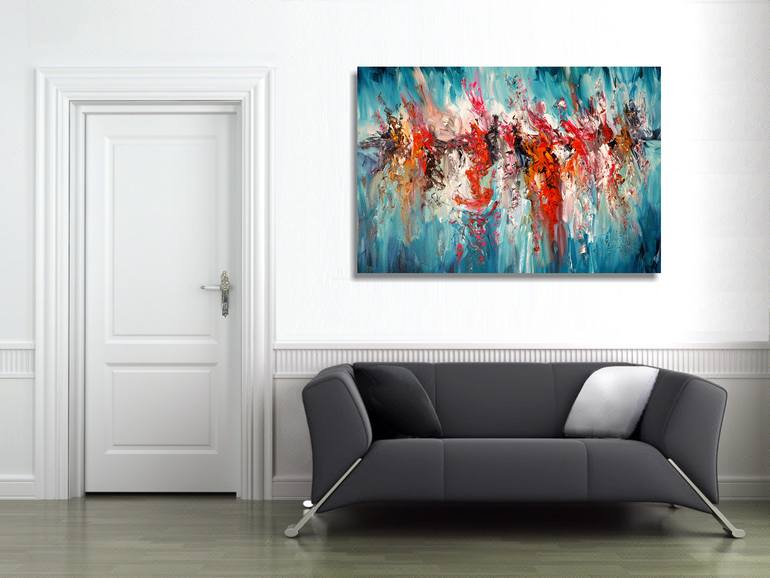 Original Abstract Expressionism Abstract Painting by Peter Nottrott