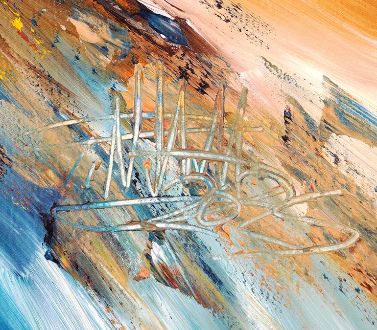 Original Abstract Painting by Peter Nottrott