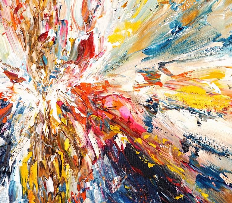 Original Abstract Painting by Peter Nottrott