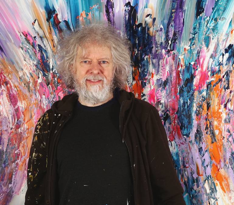 Original Abstract Painting by Peter Nottrott