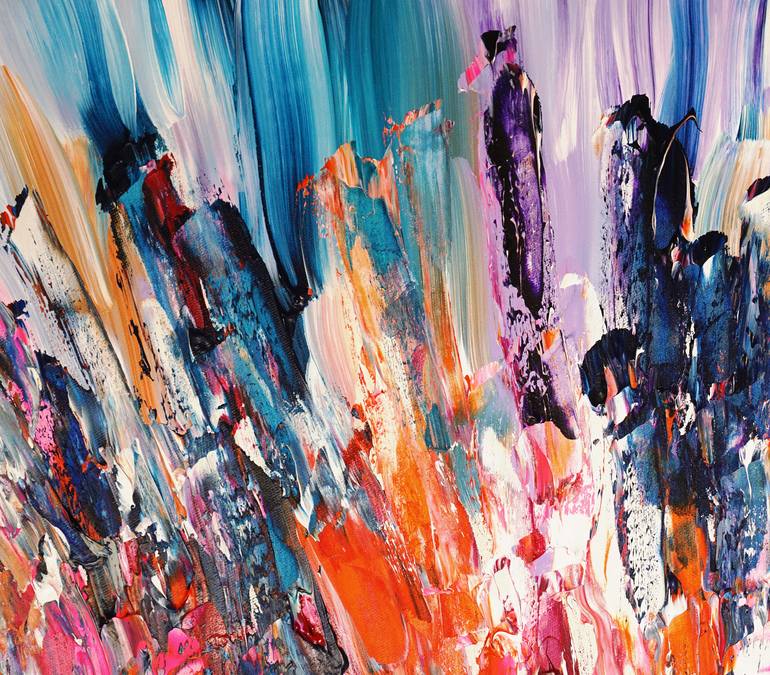 Original Abstract Painting by Peter Nottrott