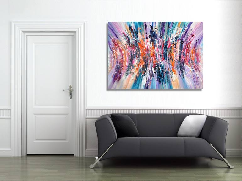 Original Abstract Painting by Peter Nottrott