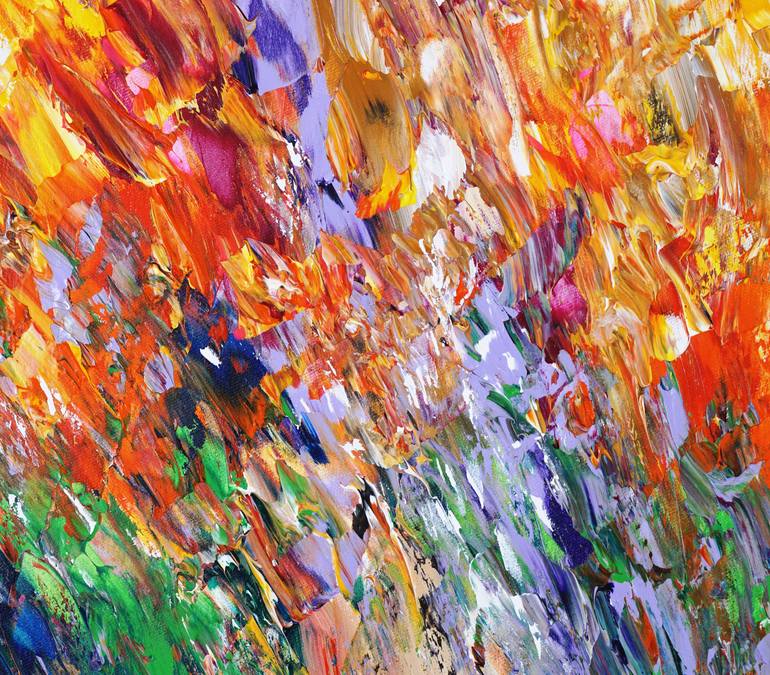 Original Abstract Painting by Peter Nottrott