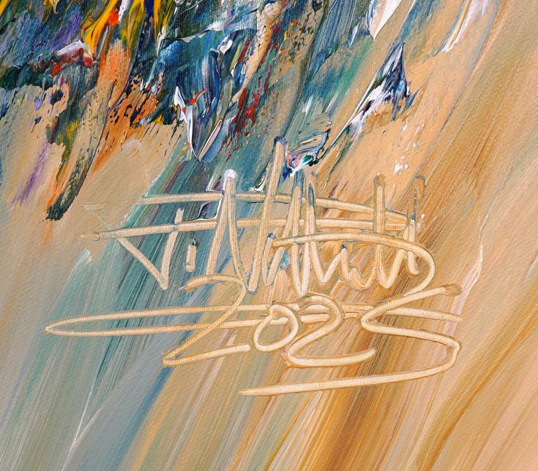 Original Abstract Painting by Peter Nottrott