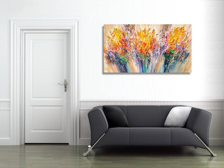 Original Abstract Painting by Peter Nottrott