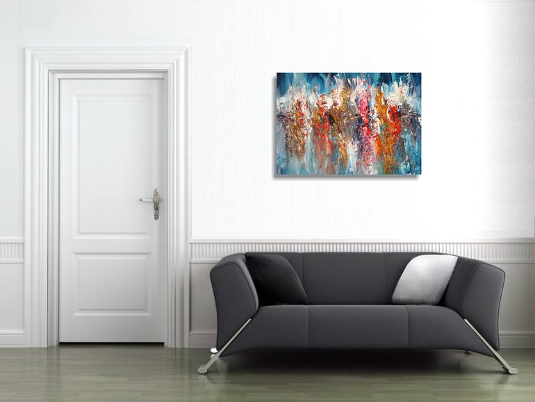 Original Abstract Expressionism Abstract Painting by Peter Nottrott