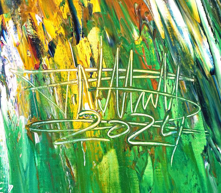 Original Abstract Painting by Peter Nottrott