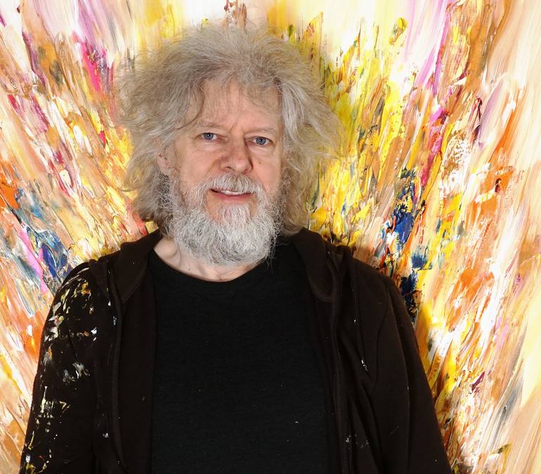 Original Abstract Painting by Peter Nottrott