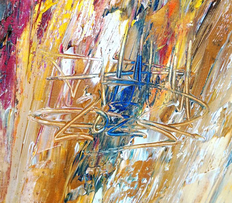 Original Abstract Painting by Peter Nottrott