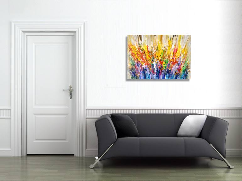 Original Abstract Painting by Peter Nottrott