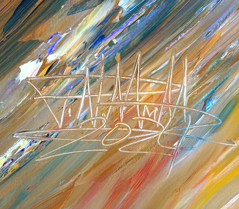 Original Abstract Painting by Peter Nottrott