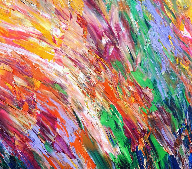 Original Abstract Painting by Peter Nottrott