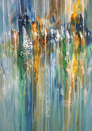 Original Abstract Expressionism Boat Paintings by Peter Nottrott